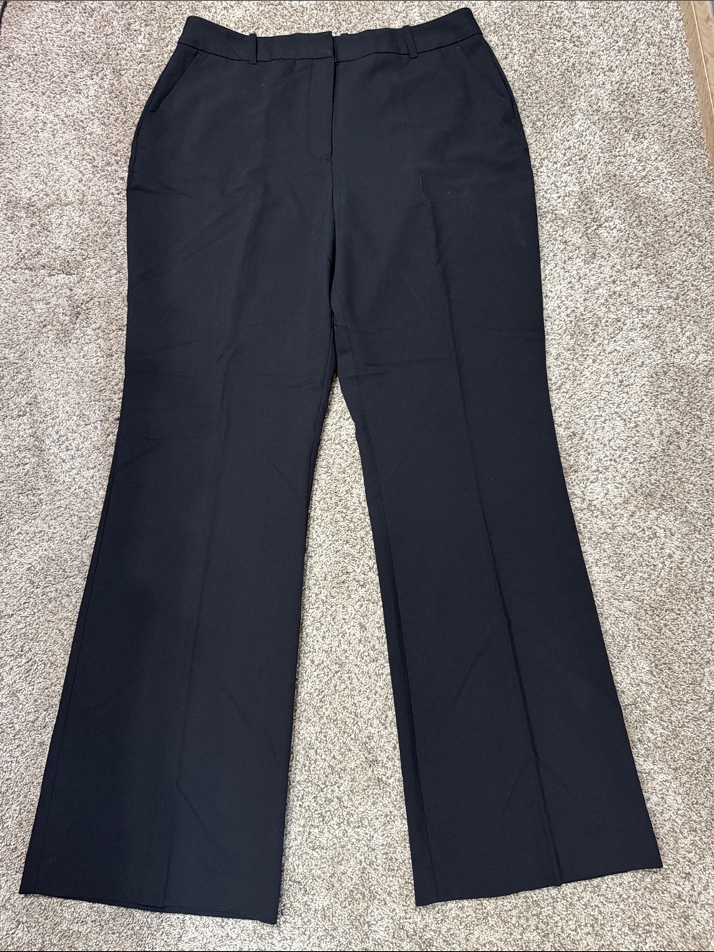 Worthington Curvy Trouser Black Boot Cut Dress Pants Size 14T